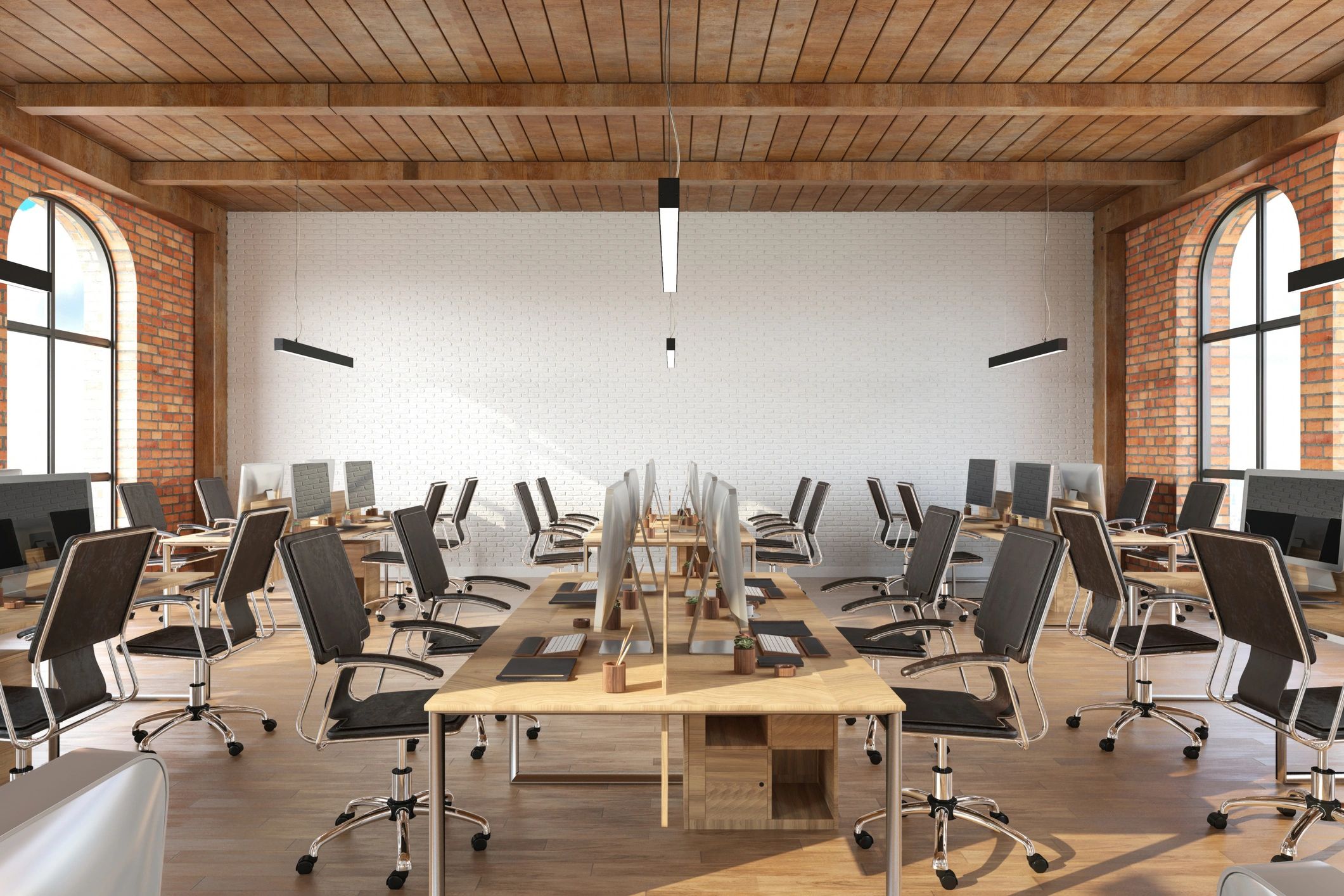 Espacio tecnológico moderno para estrategia digital