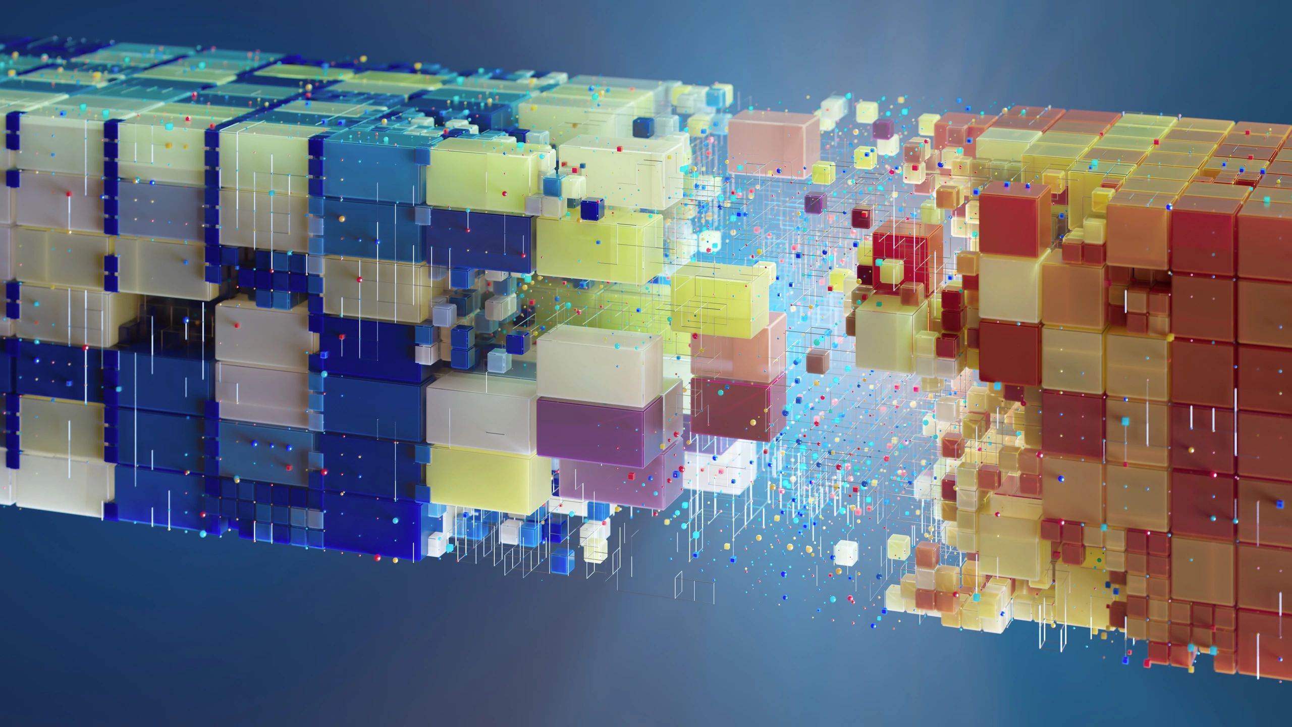 Visualización abstracta de datos conectados